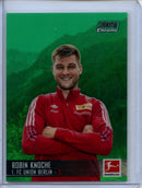 2021-22 Topps Bundesliga Stadium Club Chrome Robin Knoche Green Refractor 41/99