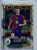 2024-25 Topps UEFA CC Roberto Lewandowski Rain Drops