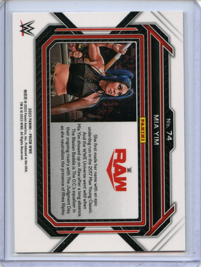 2023 Prizm WWE Mia Yim