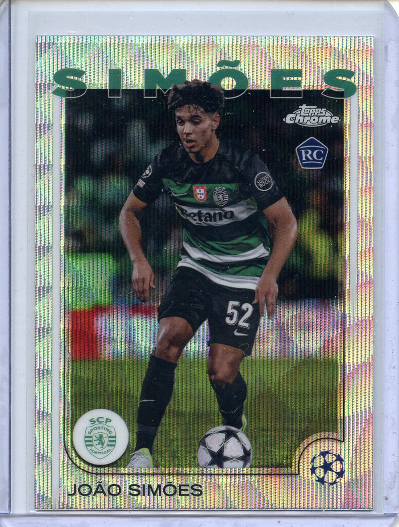 2024-25 Topps Chrome UEFA Club Comps Joao Simoes Wave