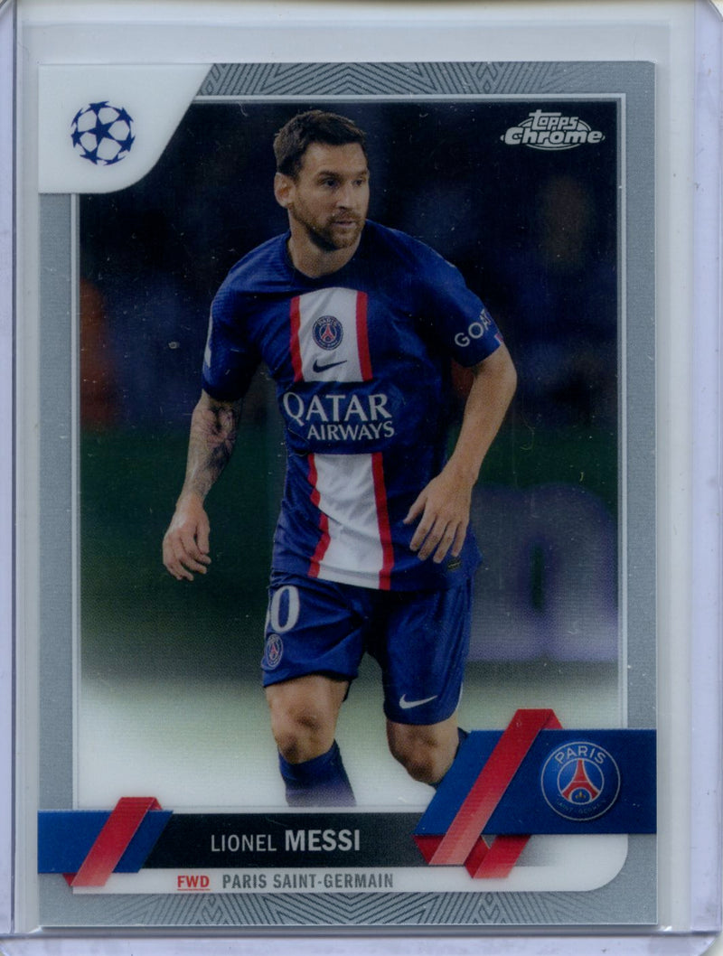 2022-23 Topps Chrome UEFA Club Competitions Lionel Messi