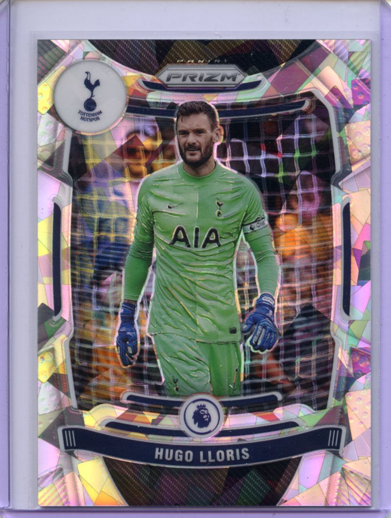 2021-22 Panini Prizm Premier League Hugo Lloris Cracked Ice Prizm 1/23