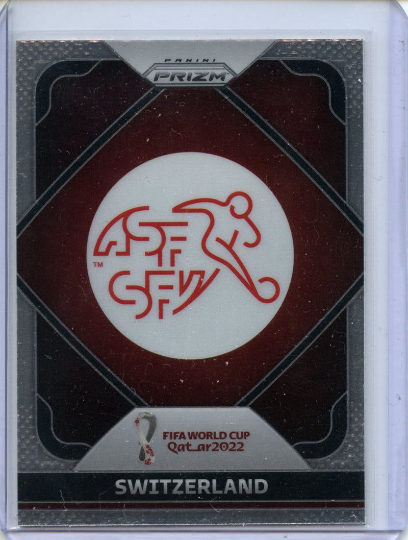 2022 Panini Prizm FIFA World Cup Qatar Switzerland Team Badges