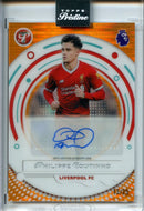 25-26 Pristine EPL Philippe Coutinho Pristine Autographs Orange 13/25