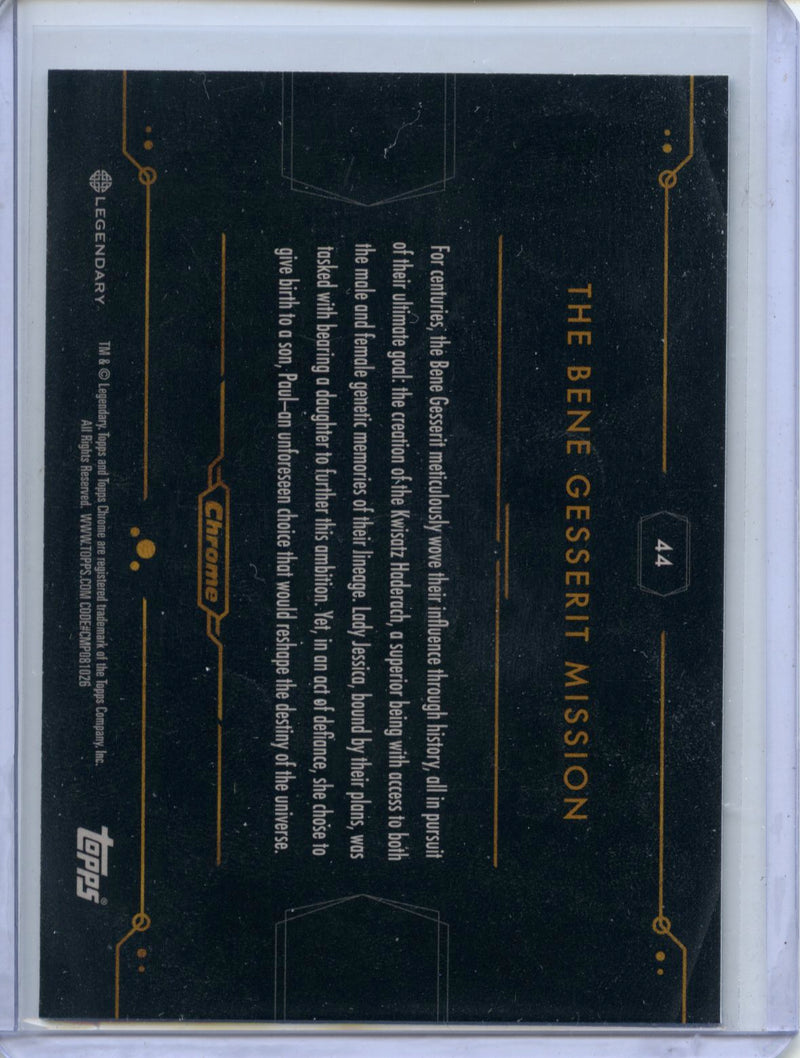 2024 Topps Dune Chrome The Bene Gesserit Mission Refractor