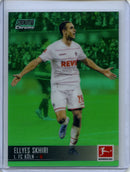 2021-22 Topps Bundesliga Stadium Club Chrome Ellyes Skhiri Green Refractor 56/99