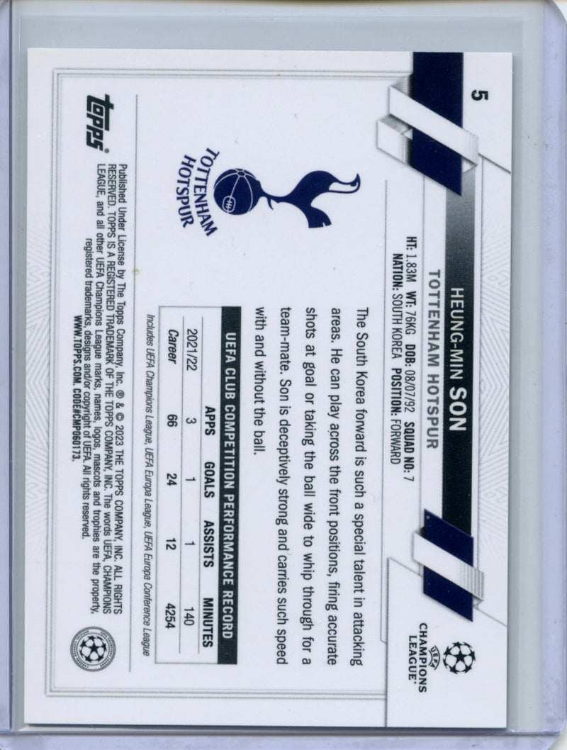 2022-23 Topps Chrome UEFA Heung-Min Son