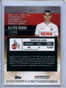 2021-22 Topps Bundesliga Stadium Club Chrome Ellyes Skhiri Green Refractor 56/99
