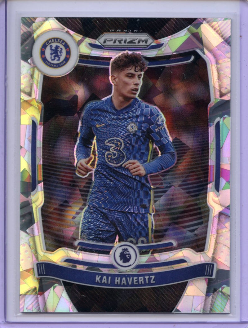 2021-22 Panini Prizm Premier League Kai Havertz Cracked Ice Prizm 11/23