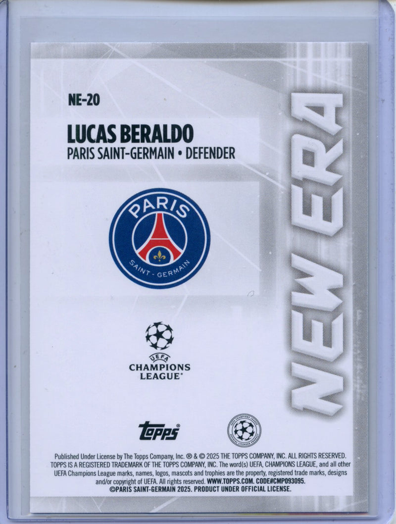 2024-25 Topps UEFA CC Lucas Beraldo New Era