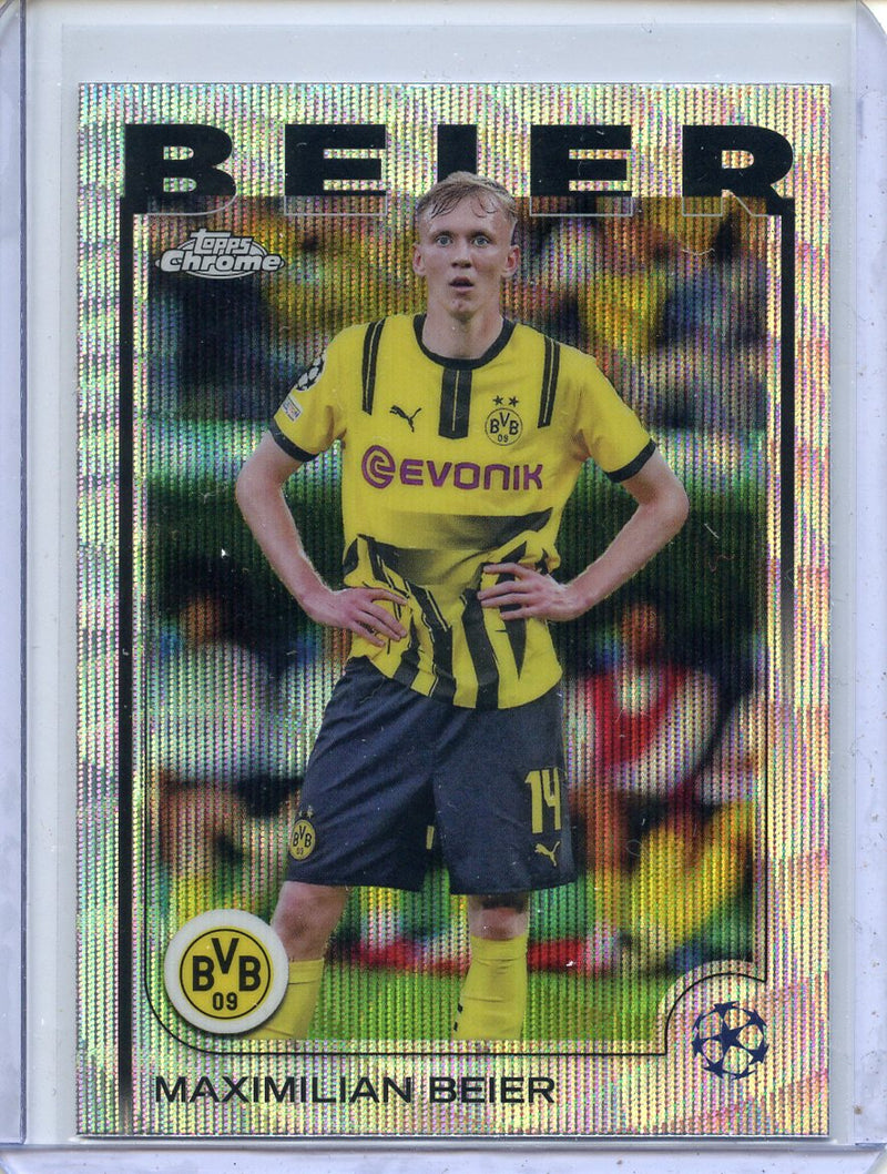 2024-25 Topps Chrome UEFA Club Comps Maximilian Beier Wave