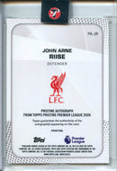 25-26 Pristine EPL John Arne Riise Pristine Autographs Gold 47/50