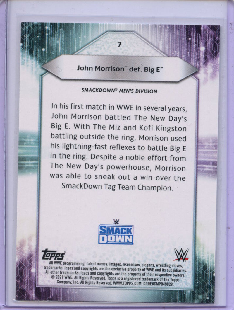 2021 Topps WWE John Morrison Def. Big E