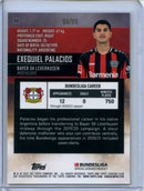 2021-22 Topps Bundesliga Stadium Club Chrome Exequiel Palacios Green Refractor 98/99