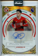 25-26 Pristine EPL Philippe Coutinho Pristine Autographs Gold 7/50