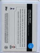 2024-25 Topps Chrome UEFA Club Comps Archie Gray Blue Prism 113/150