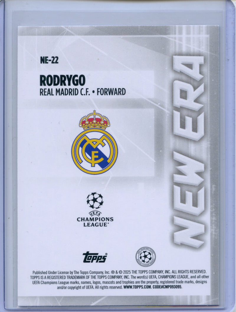 2024-25 Topps UEFA CC Rodrygo New Era