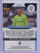 2021-22 Panini Prizm Premier League Ederson Purple Mojo Prizm