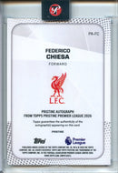 25-26 Pristine EPL Federico Chiesa Pristine Autographs Blue 19/75