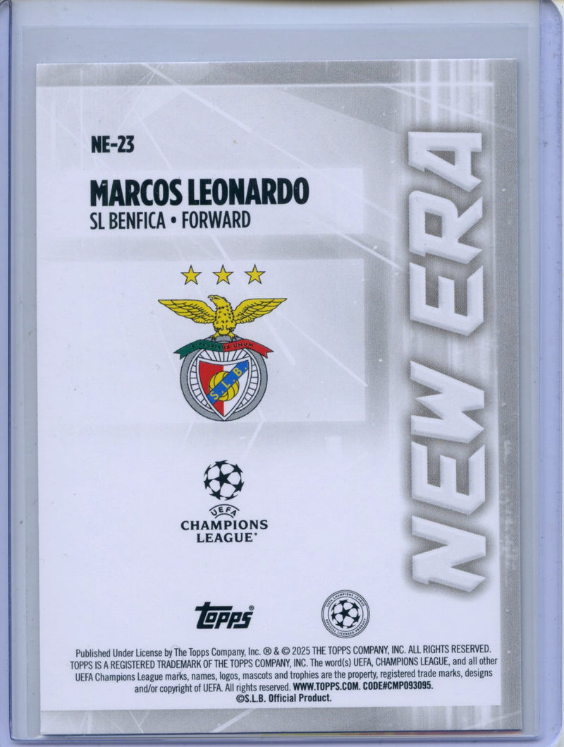 2024-25 Topps UEFA CC Marcos Leonardo New Era