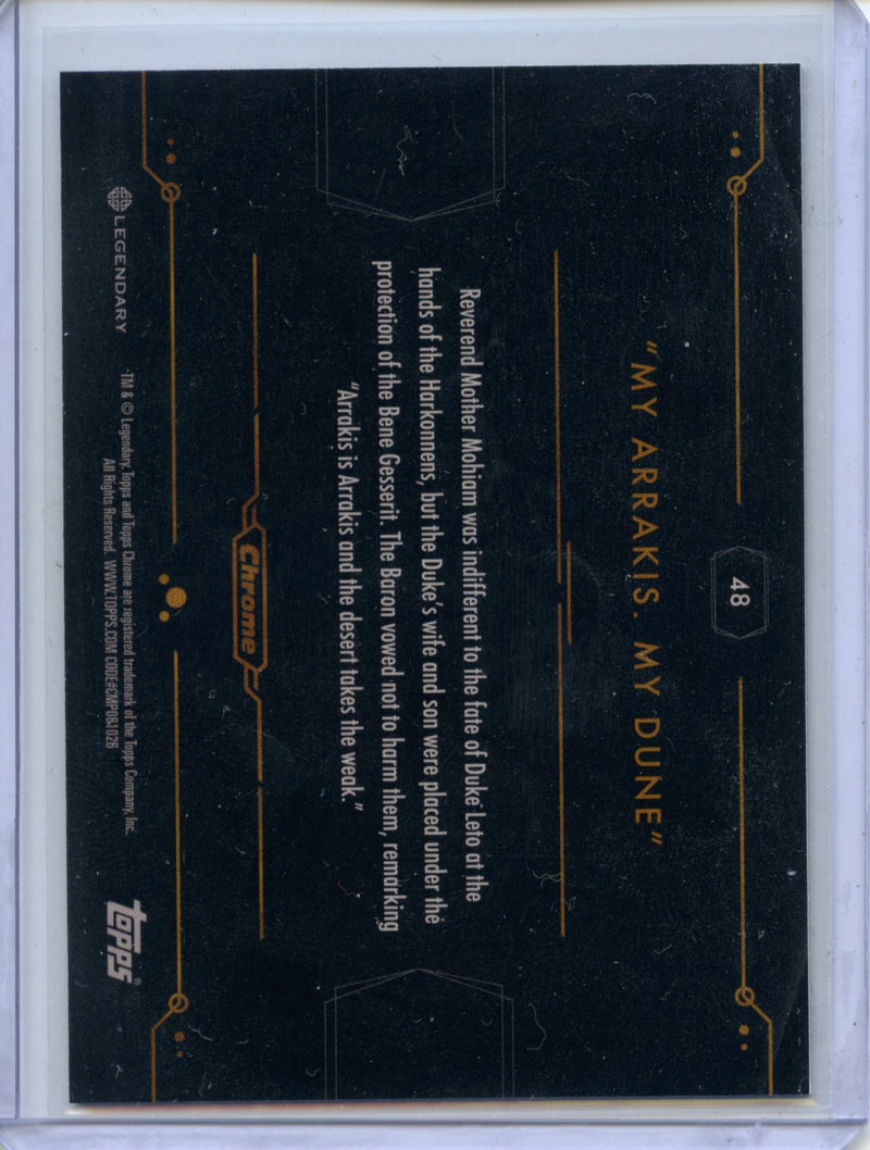 2024 Topps Dune Chrome "My Arrakis. My Dune" Refractor