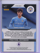 2021-22 Panini Prizm Premier League John Stones Purple Mojo Prizm