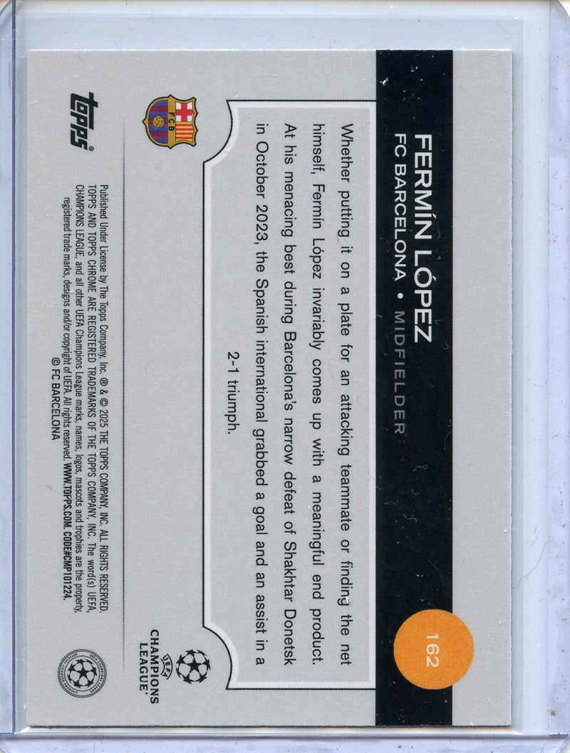 2024-25 Topps Chrome UEFA Club Comps Fermín Lopez Wave