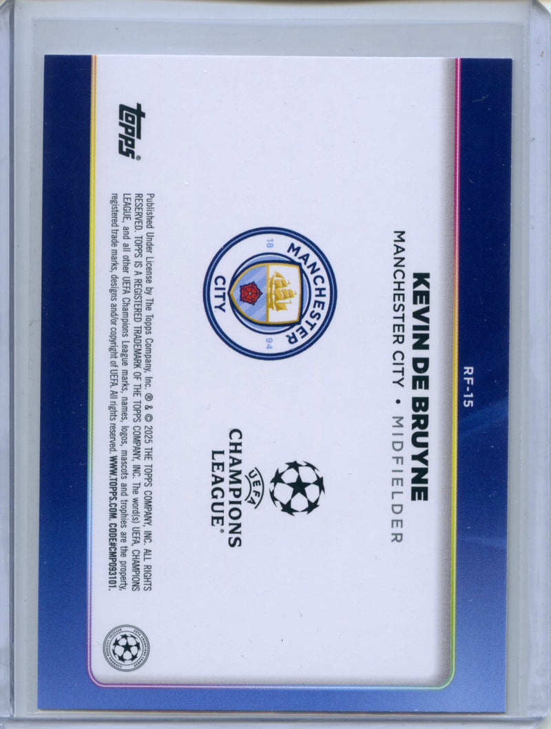 2024-25 Topps UEFA CC Kevin De Bruyne Trophy Chasers
