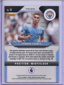 2021-22 Panini Prizm Premier League Ferran Torres Purple Mojo Prizm