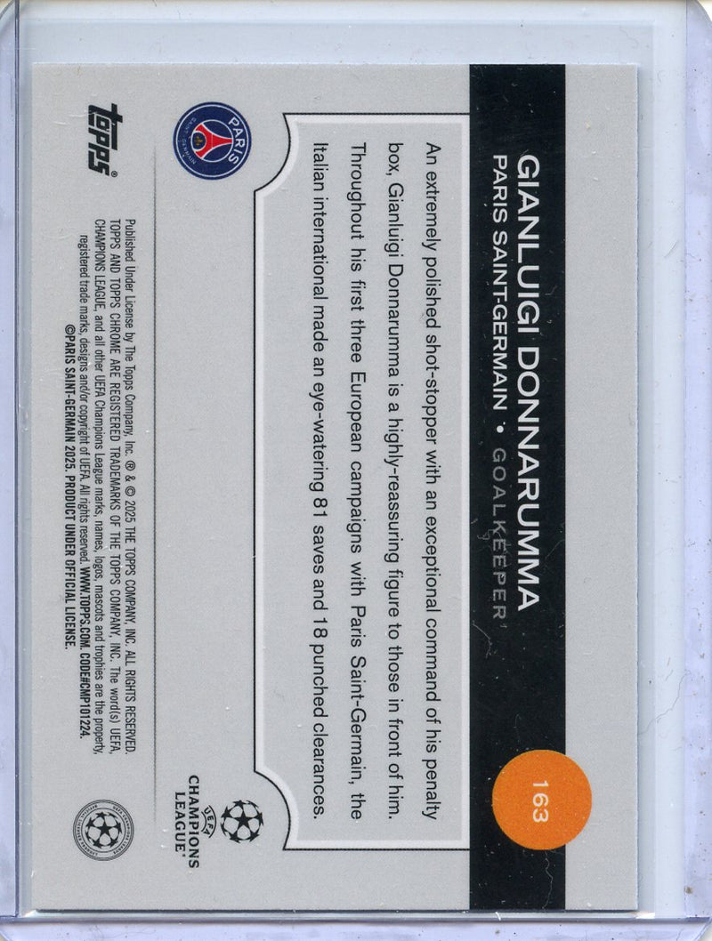 2024-25 Topps Chrome UEFA Club Comps Gianluigi Donnarumma Wave