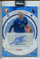 25-26 Pristine EPL Eidur Gudjohnsen Pristine Autographs Blue 61/75
