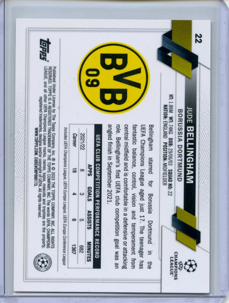 2022-23 Topps Chrome UEFA Jude Bellingham