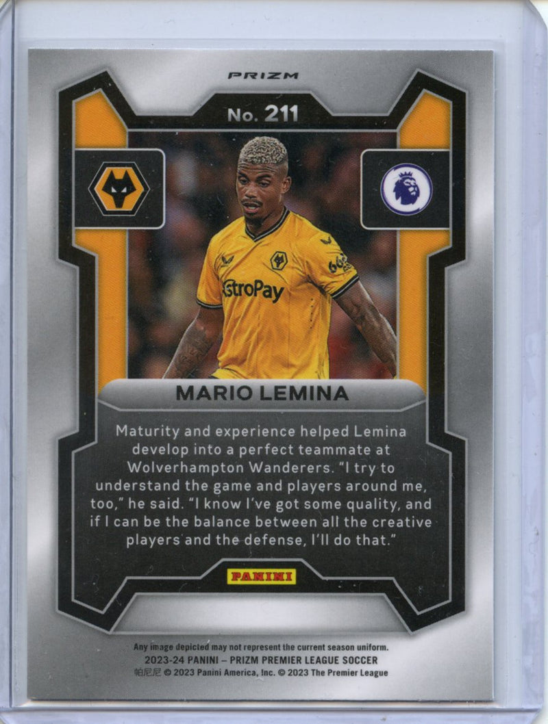 2023-24 Prizm Premier League Mario Lemina Breakaway Prizm