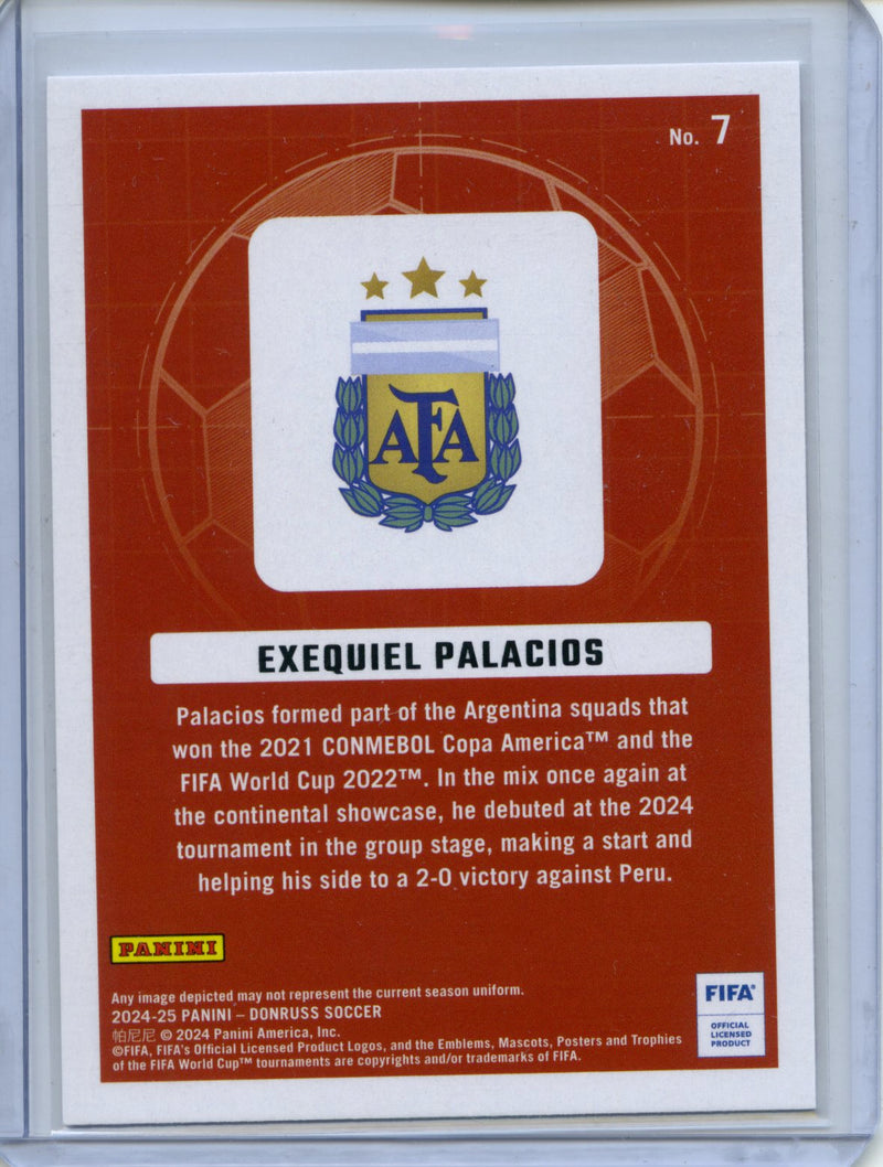 2024-25 Donruss Exequiel Palacios Craftsmen Silver