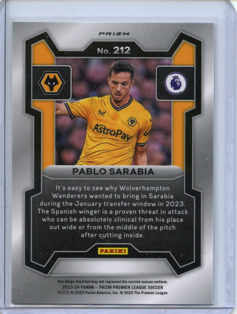 2023-24 Prizm Premier League Pablo Sarabia Breakaway Prizm