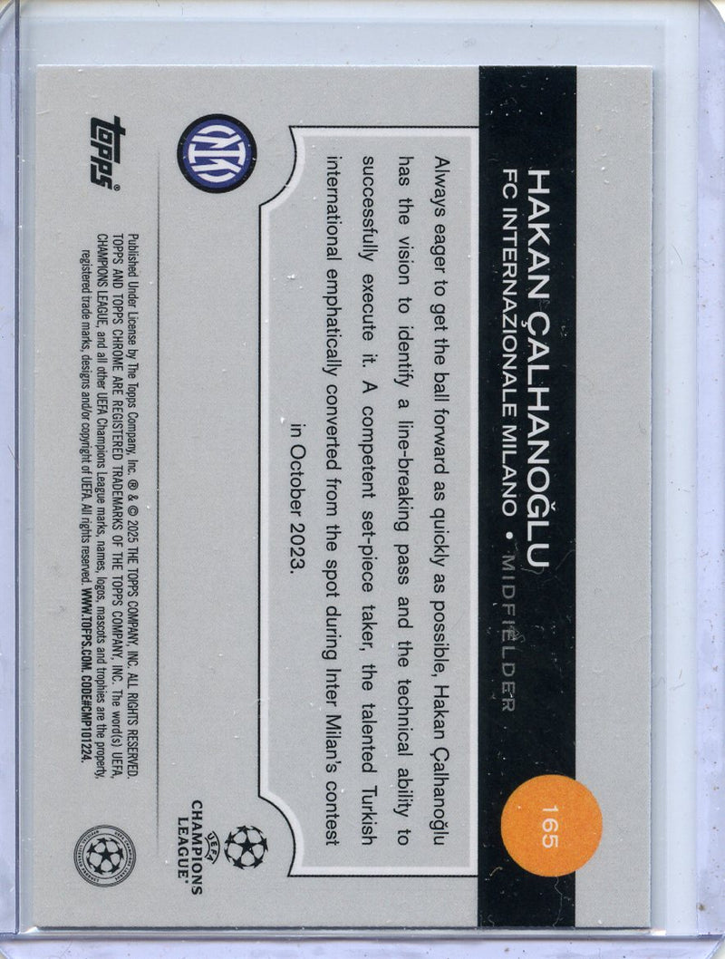 2024-25 Topps Chrome UEFA Club Comps Hakan Çalhanoglu Wave
