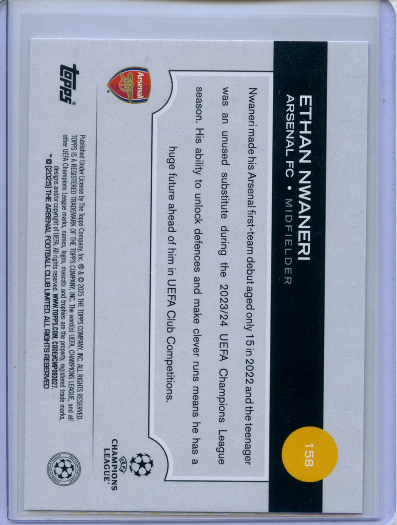 2024-25 Topps UEFA CC Ethan Nwaneri