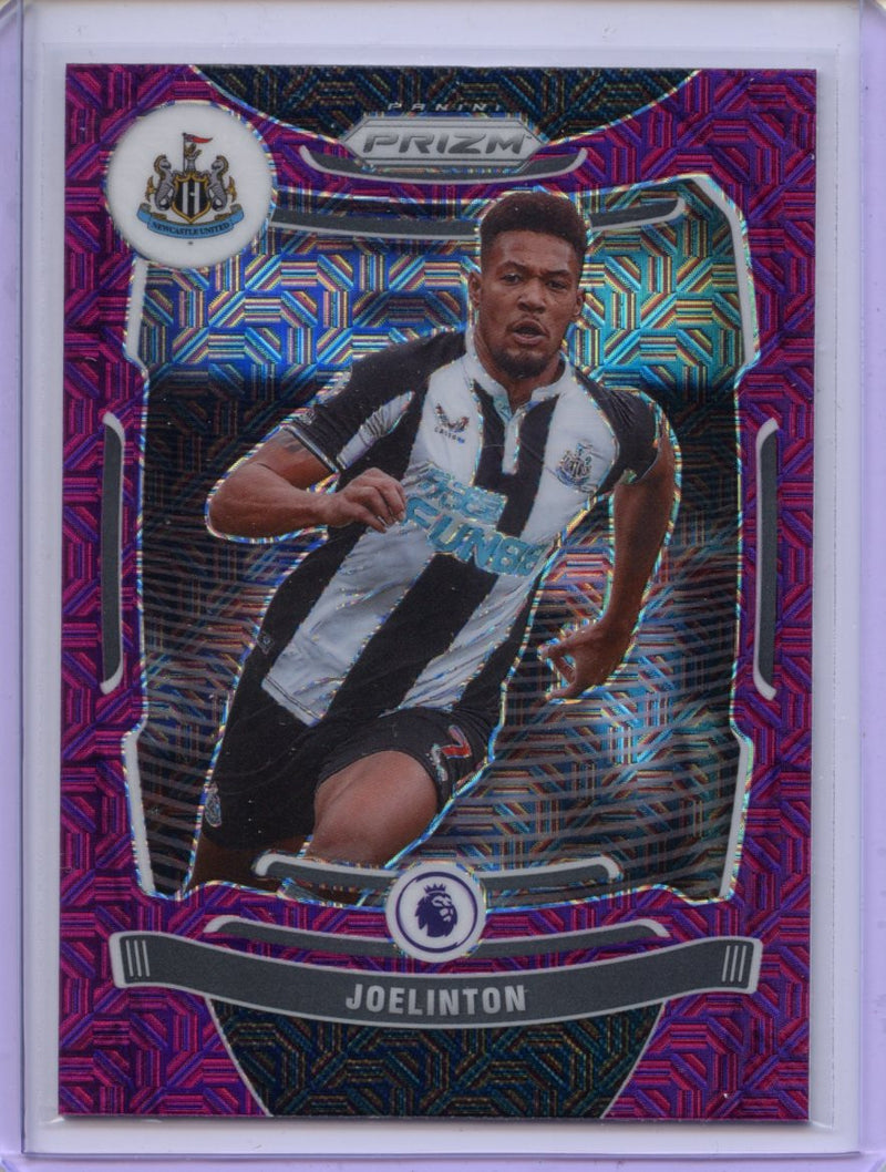 2021-22 Panini Prizm Premier League Joelinton Purple Mojo Prizm