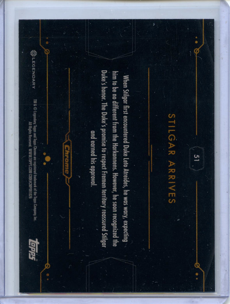 2024 Topps Dune Chrome Stilgar Arrives Refractor