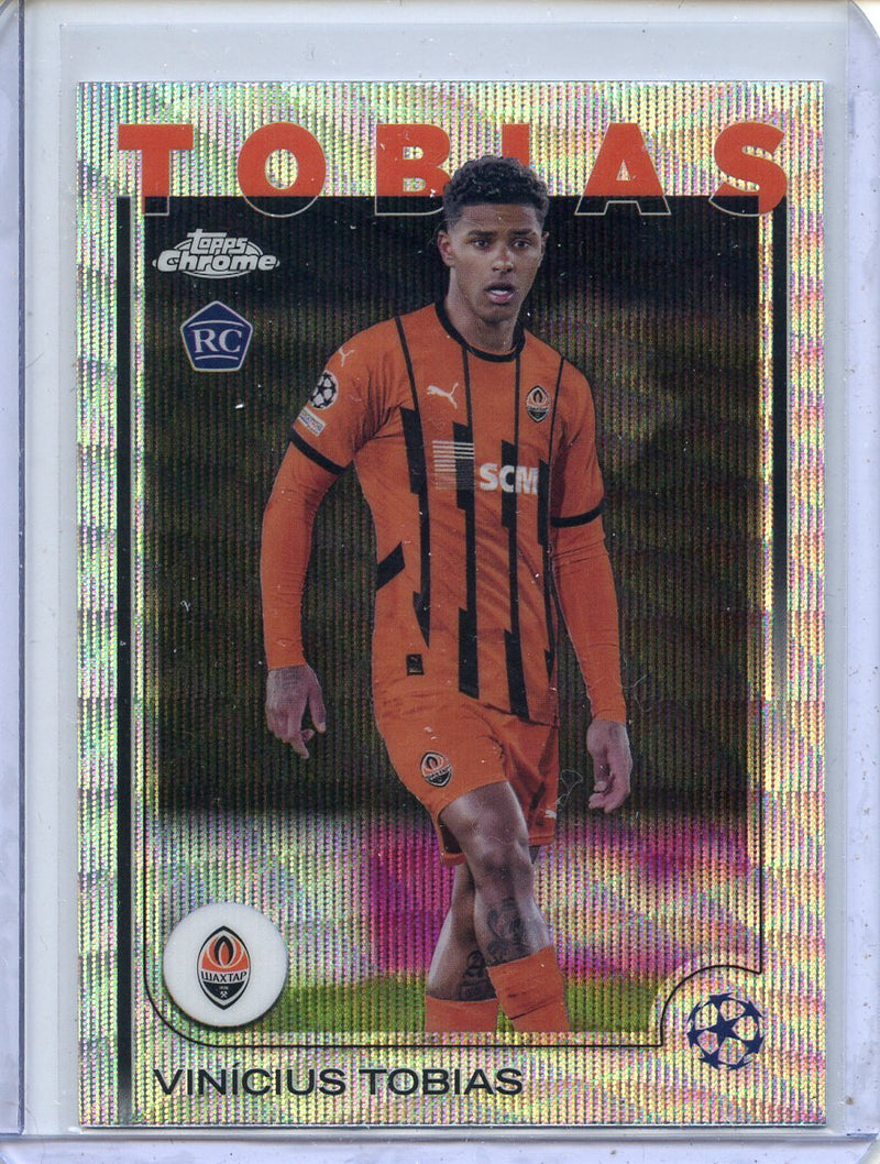 2024-25 Topps Chrome UEFA Club Comps Vinícius Tobias Wave