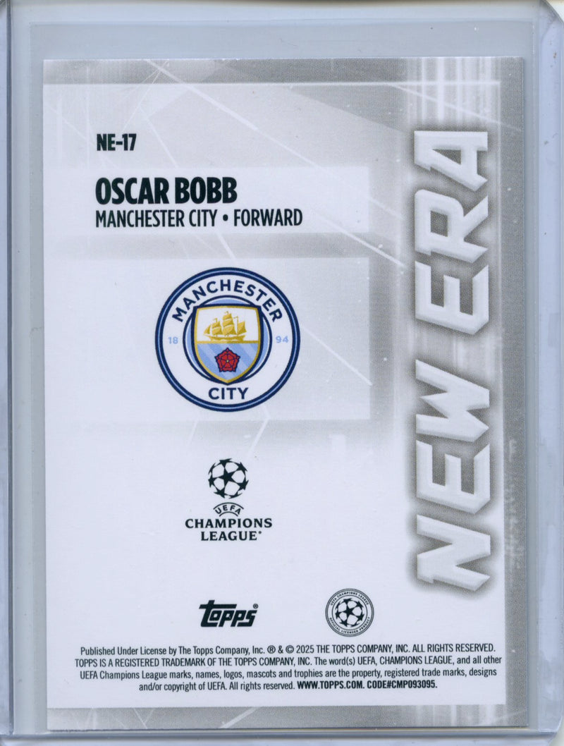 2024-25 Topps UEFA CC Oscar Bobb New Era