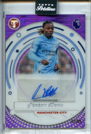 25-26 Pristine EPL Jeremy Doku Pristine Autographs Purple 1/99