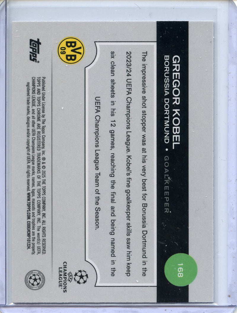 2024-25 Topps Chrome UEFA Club Comps Gregor Kobel Wave