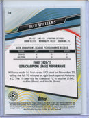 2020-21 Topps Finest UEFA Champions League Soccer Neco Williams