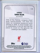 25-26 Pristine EPL Virgil van Dijk Top Corner