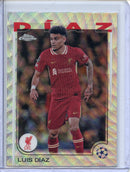 2024-25 Topps Chrome UEFA Club Comps Luis Díaz Wave