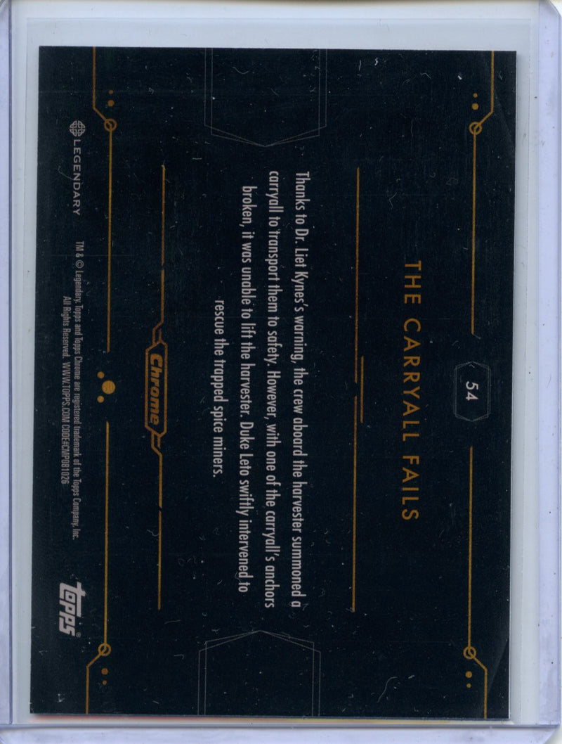 2024 Topps Dune Chrome The Carryall Fails Refractor