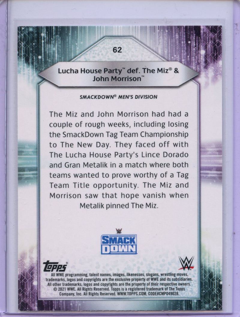 2021 Topps WWE Lucha House Party Def. The Miz & John Morrison