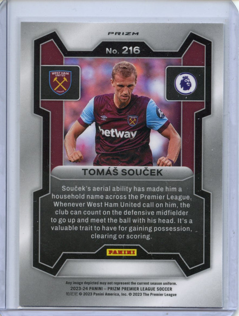 2023-24 Prizm Premier League Tomas Soucek Breakaway Prizm