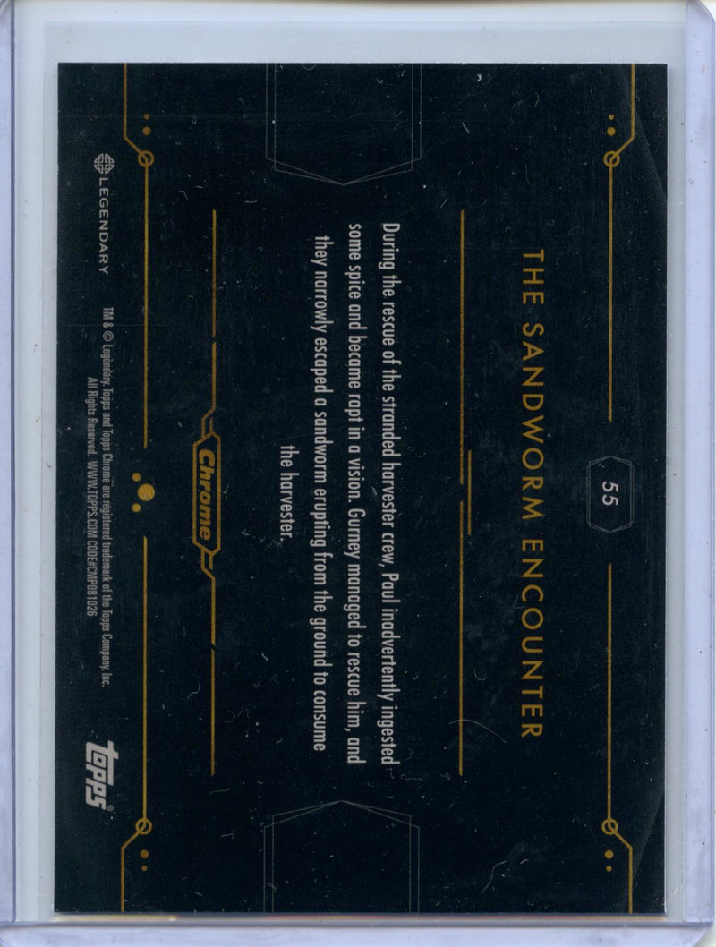 2024 Topps Dune Chrome The Sandworm Encounter Refractor